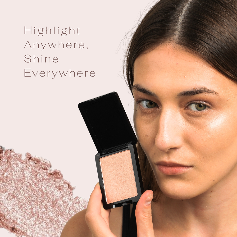 What-A-Glow Highlighter Radiant Luminous Powder for Stunning Glow