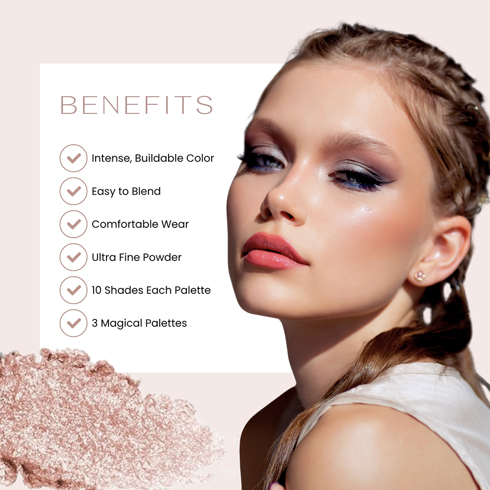 Eyeshadow Palette - 10-in-1 Shades