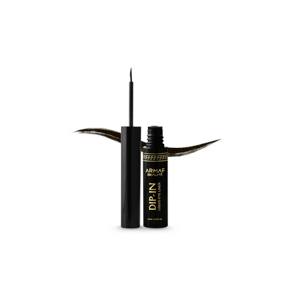 Dip-in Liquid Eyeliner Water-Resistant Liquid Eyeliner for Bold Precise Lines