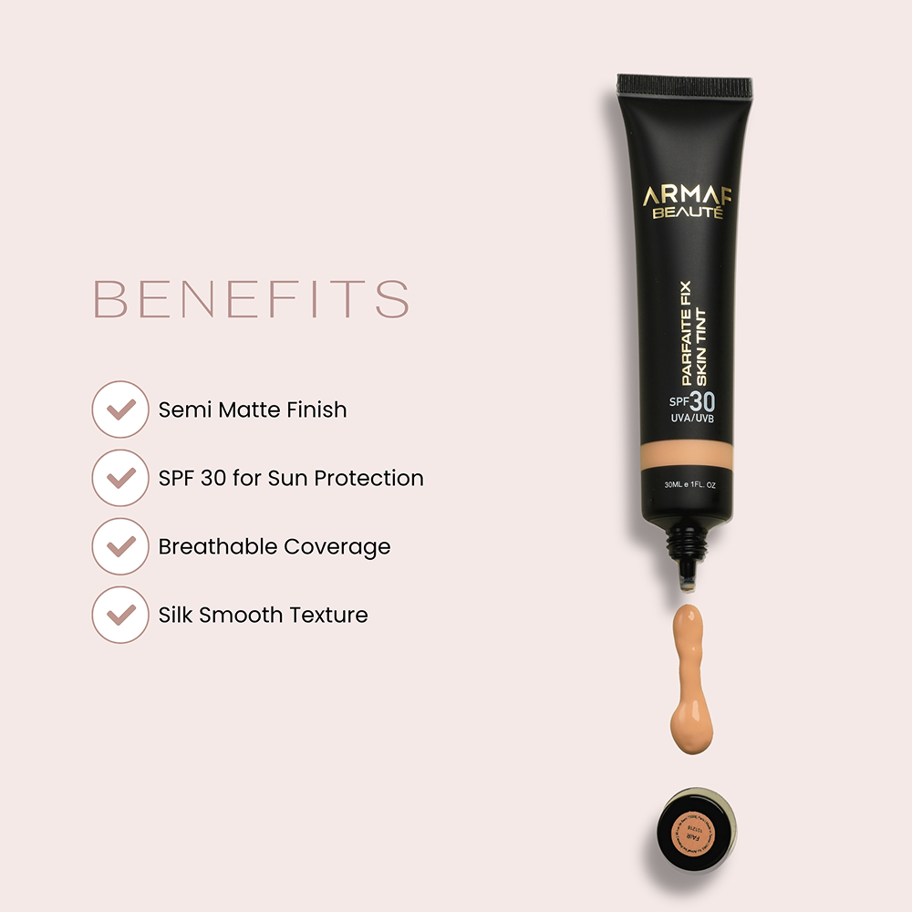 Parfaite Fix Skin Tint Lightweight Matte Finish Tinted Moisturizer for Glow