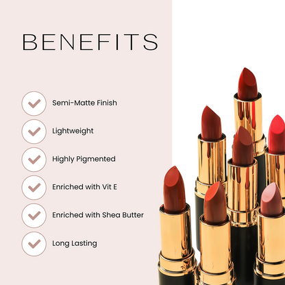 Creme Touch Bullet Lipstick Enriched with Vit E and Shea Butter