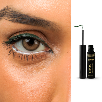 Dip-in Liquid Eyeliner Water-Resistant Liquid Eyeliner for Bold Precise Lines