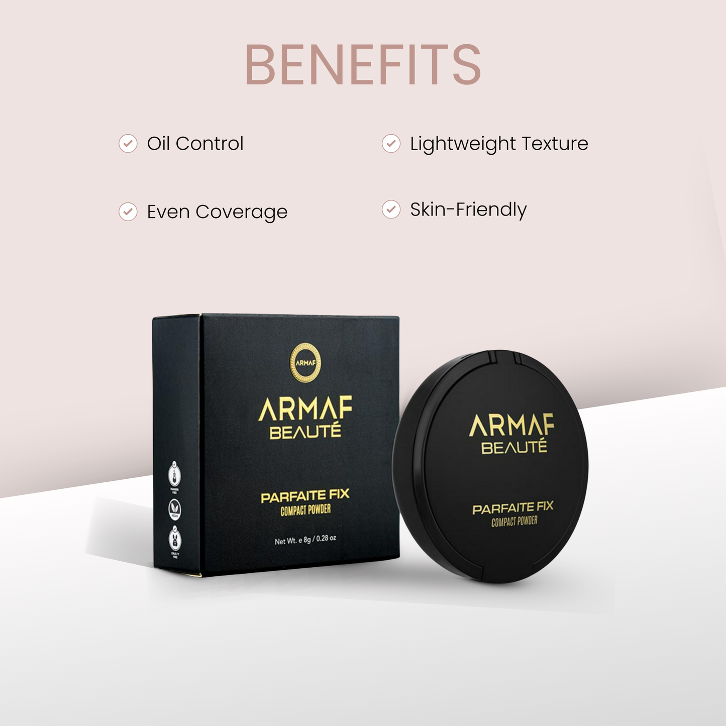 Parfaite Fix Compact Oil-Absorbing Powder for Smooth Matte Look