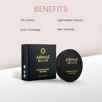Parfaite Fix Compact Oil-Absorbing Powder for Smooth Matte Look