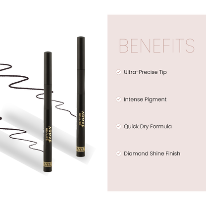 Noir Diamond Liquid Eyeliner Pen Intense Black for Precision Eye Definition
