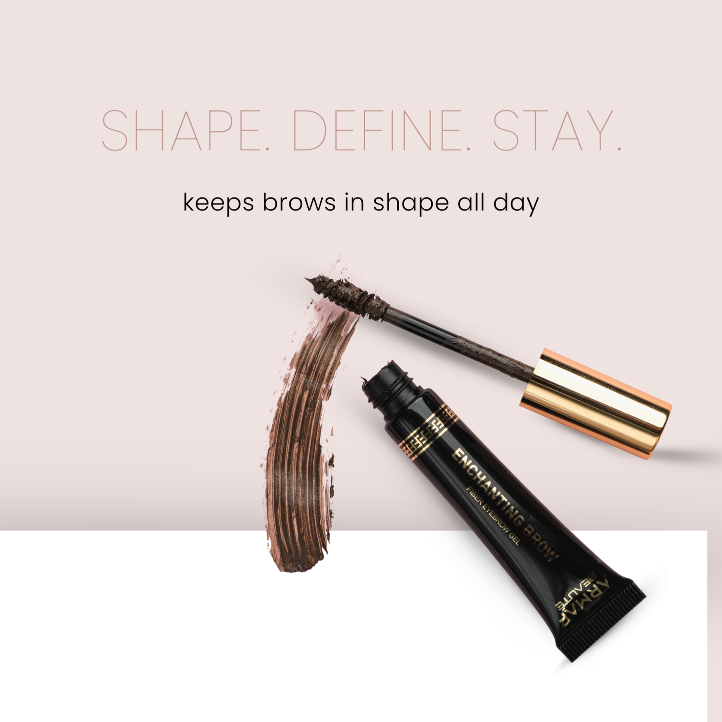 Enchanting Brow Fiber Eyebrow Gel Buildable Fiber Gel for Flawless Brows