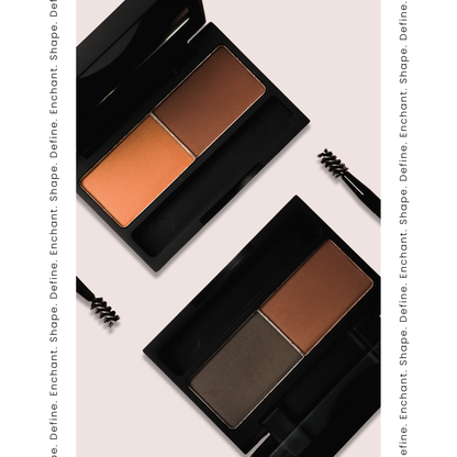 Enchanting Brow Eyebrow Duo Dual-Shade Powder for Perfect Gradient Brows