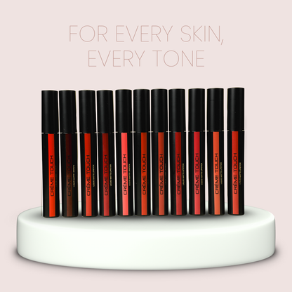Crème Touch Liquid Lipstick Smooth Creamy Long-Lasting Pigmented Color