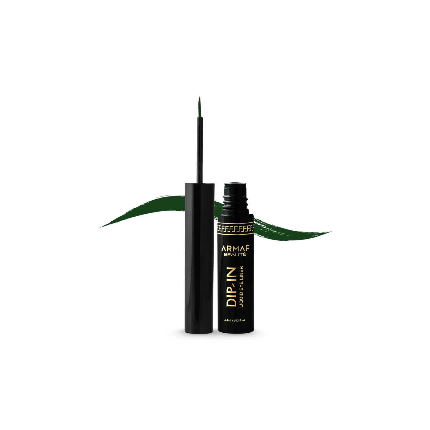 Dip-in Liquid Eyeliner Water-Resistant Liquid Eyeliner for Bold Precise Lines
