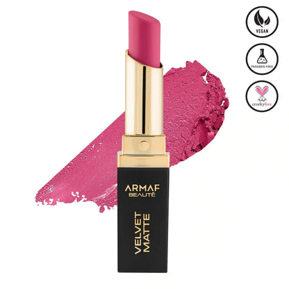 Velvet Matte Lipstick Super-rich | Long-Lasting & Enriched with Shea Butter